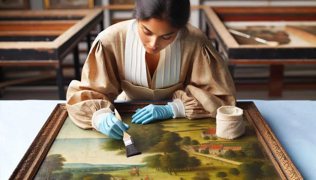 How to Clean a Canvas Painting – You Belong Fine Art