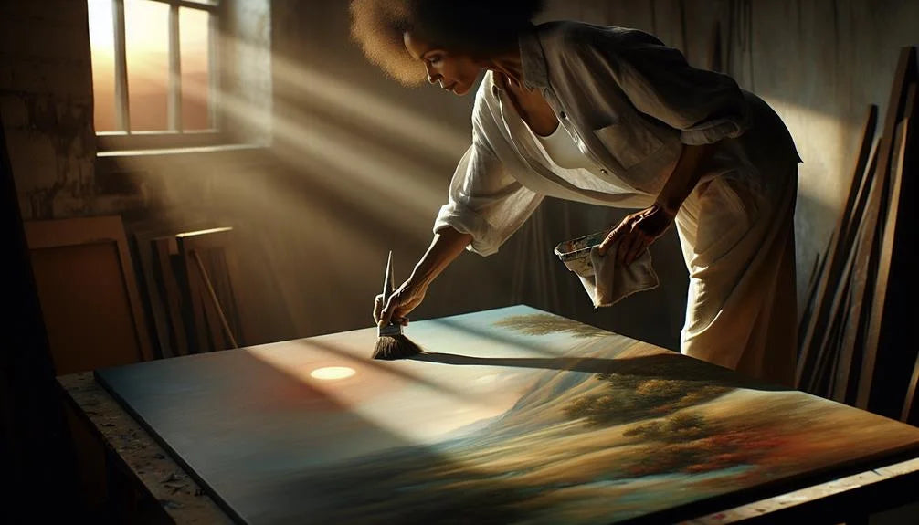 How to Clean a Painting on Canvas