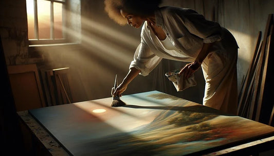 How to Clean a Painting on Canvas