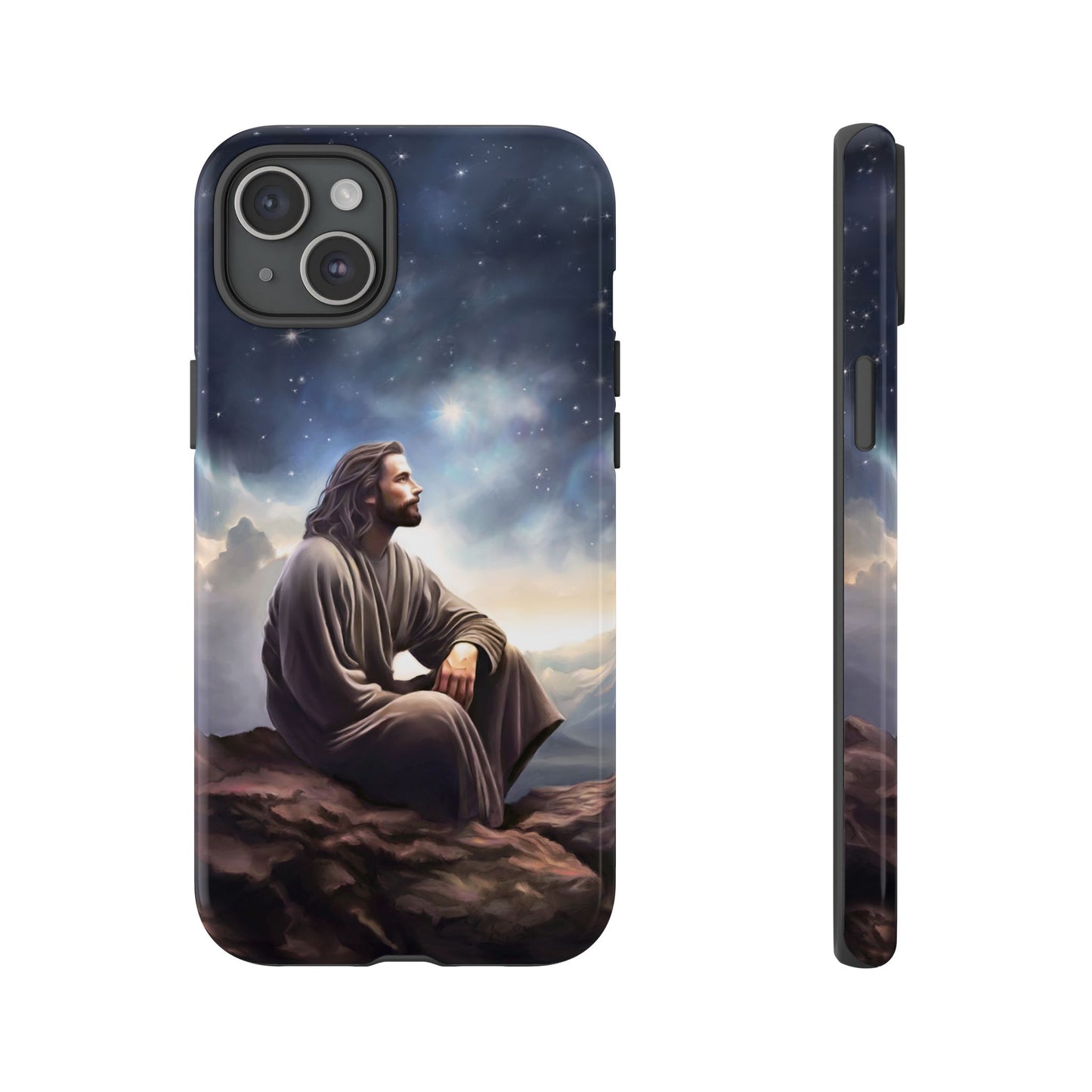 Jesus With The Stars Tough Phone Cases for Missionaries, Fun Special Gift for Bishops, Missionaries, Fun Gift for your missionary