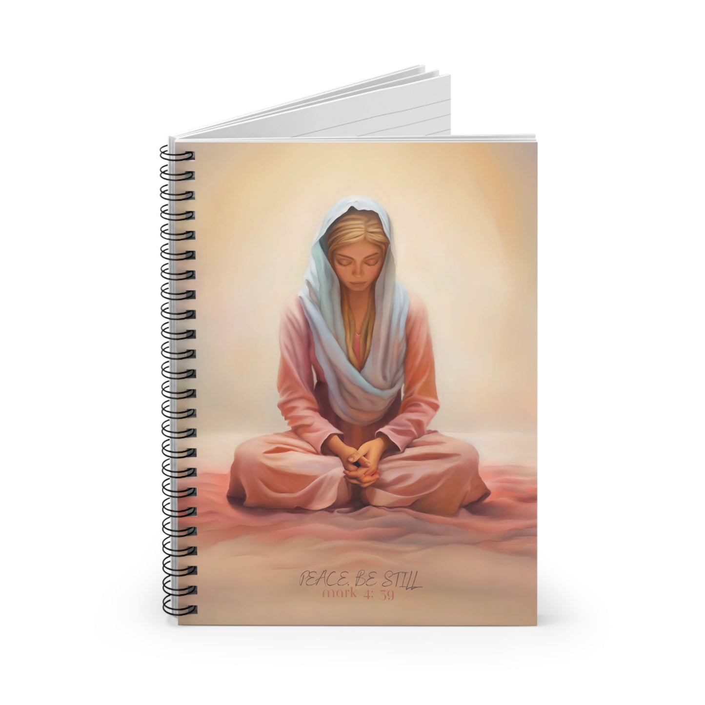 Stillness, Peace, Be Still Notebook, Missionary Notebook, Beautiful Gift for Spirituality, Gift for Her