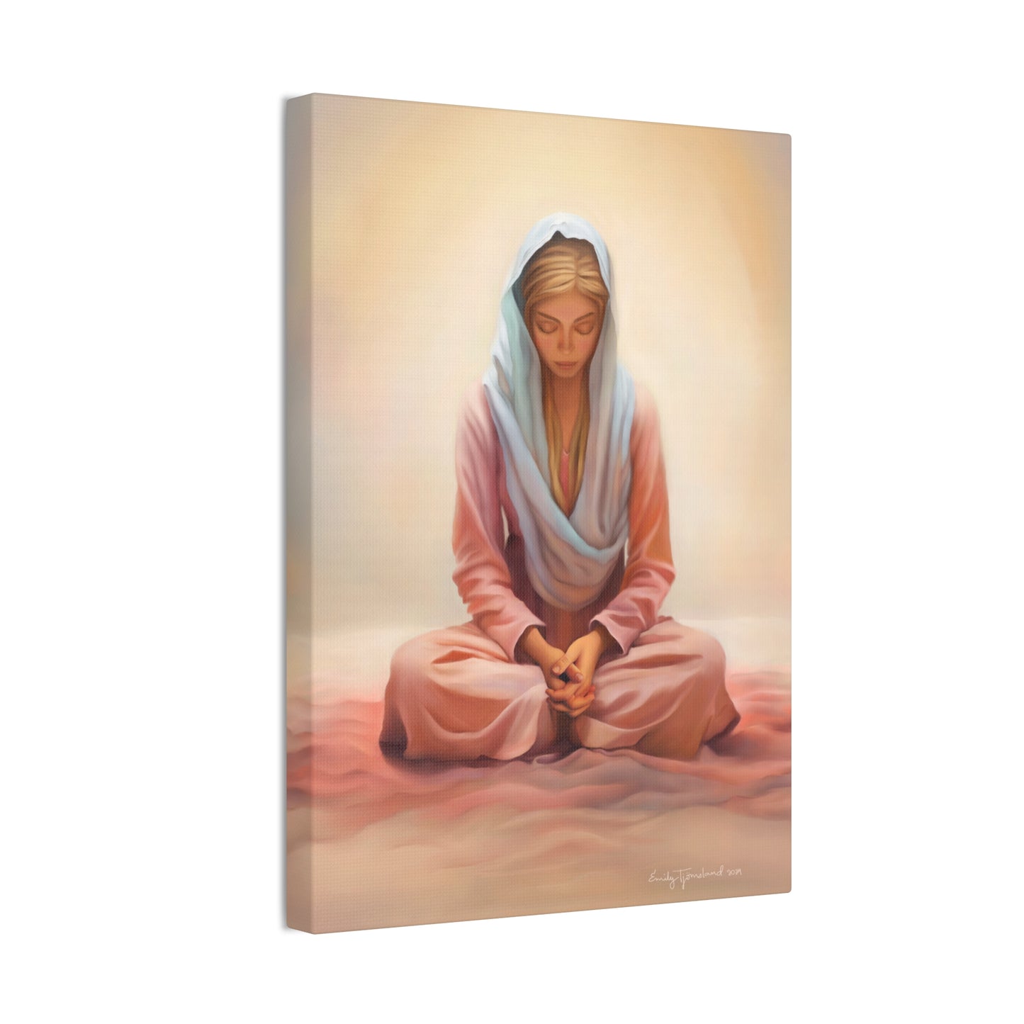 Stillness Fine Art Canvas Print, Female Discipleship, Gift for Her, Religious Gift for Her, Young Women Gift, Relief Society Gift, LDS artwork