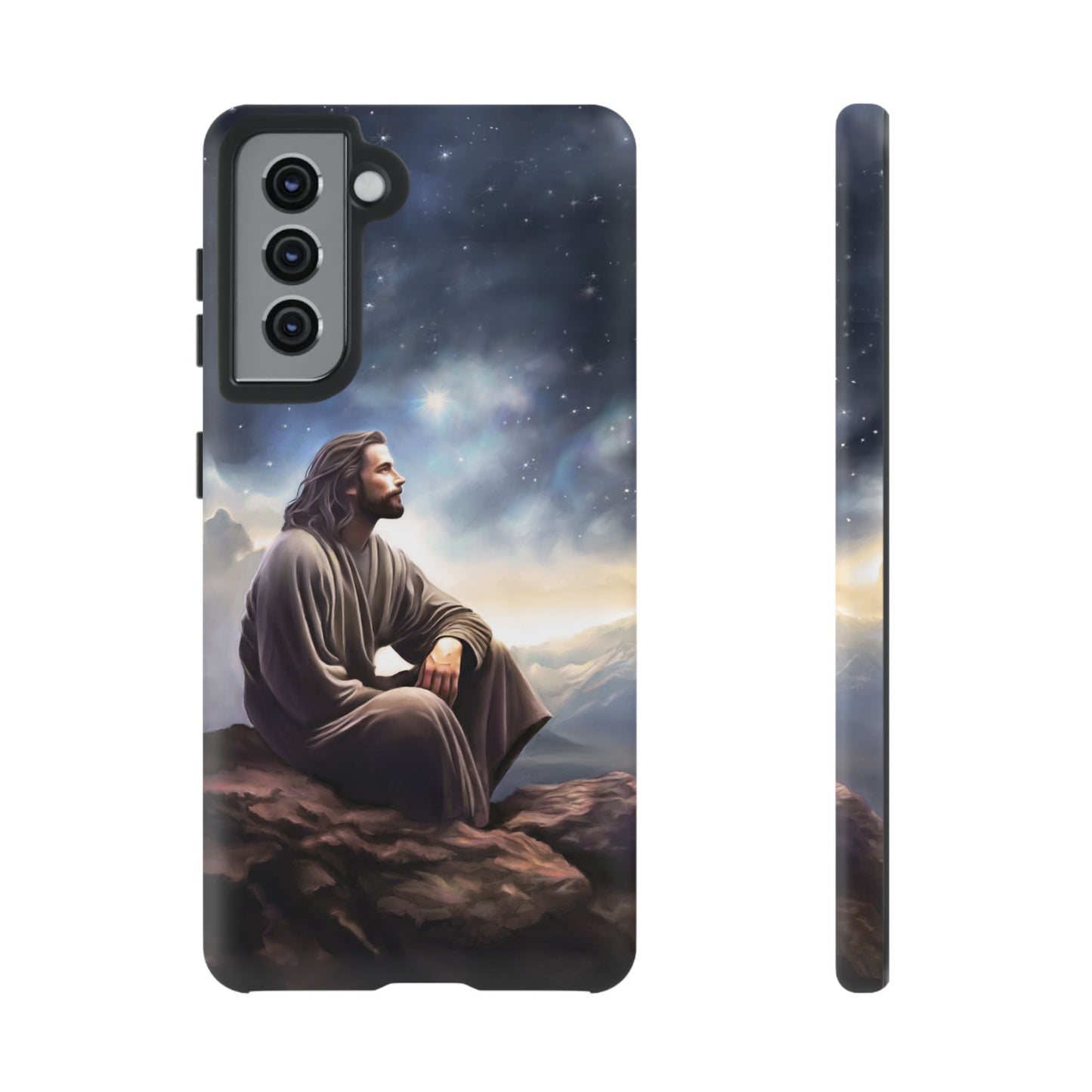Jesus With The Stars Tough Phone Cases for Missionaries, Fun Special Gift for Bishops, Missionaries, Fun Gift for your missionary