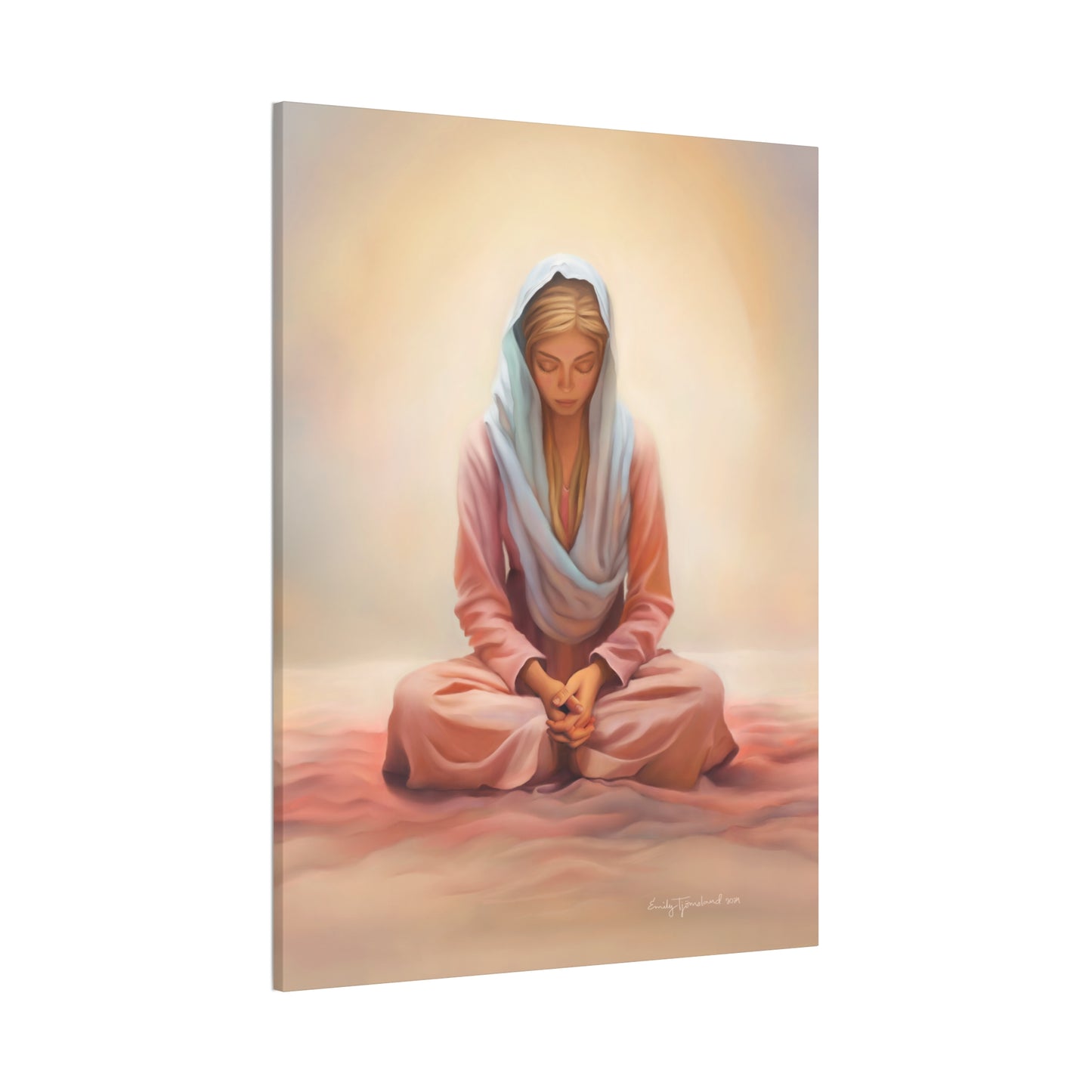 Stillness Fine Art Canvas Print, Female Discipleship, Gift for Her, Religious Gift for Her, Young Women Gift, Relief Society Gift, LDS artwork