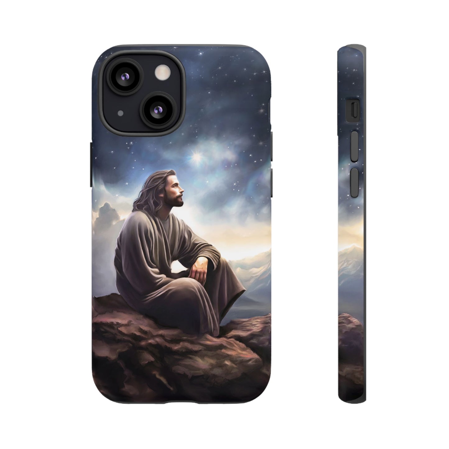 Jesus With The Stars Tough Phone Cases for Missionaries, Fun Special Gift for Bishops, Missionaries, Fun Gift for your missionary