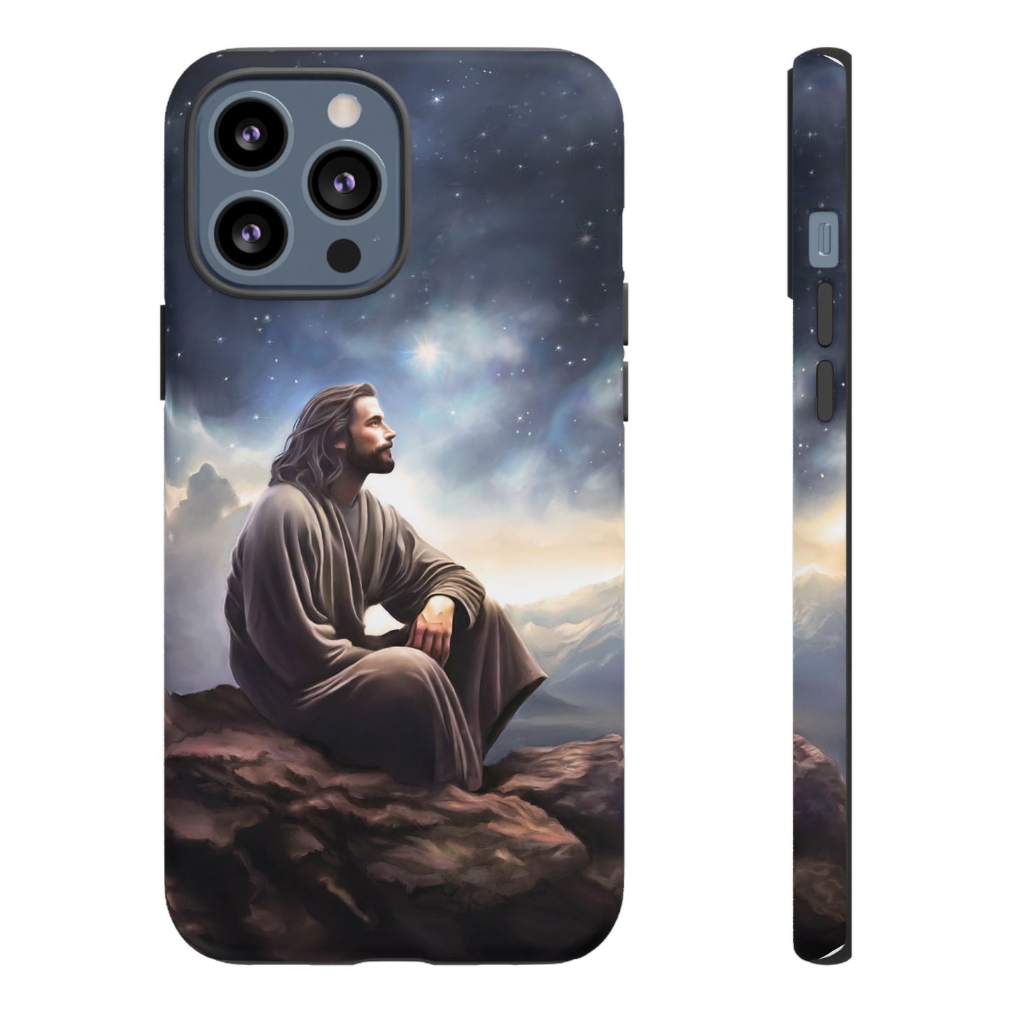 Jesus With The Stars Tough Phone Cases for Missionaries, Fun Special Gift for Bishops, Missionaries, Fun Gift for your missionary