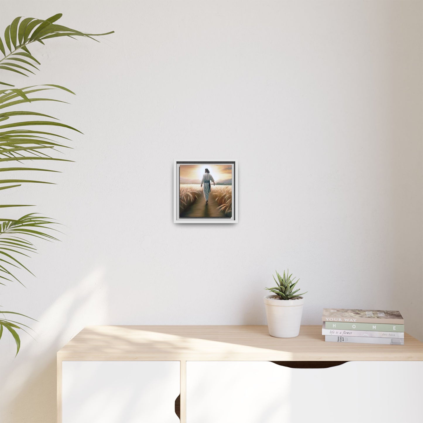 Called To Serve Canvas Print Framed Wall Art of Jesus Christ, Gift for Missionaries, Jesus in the Field beautiful