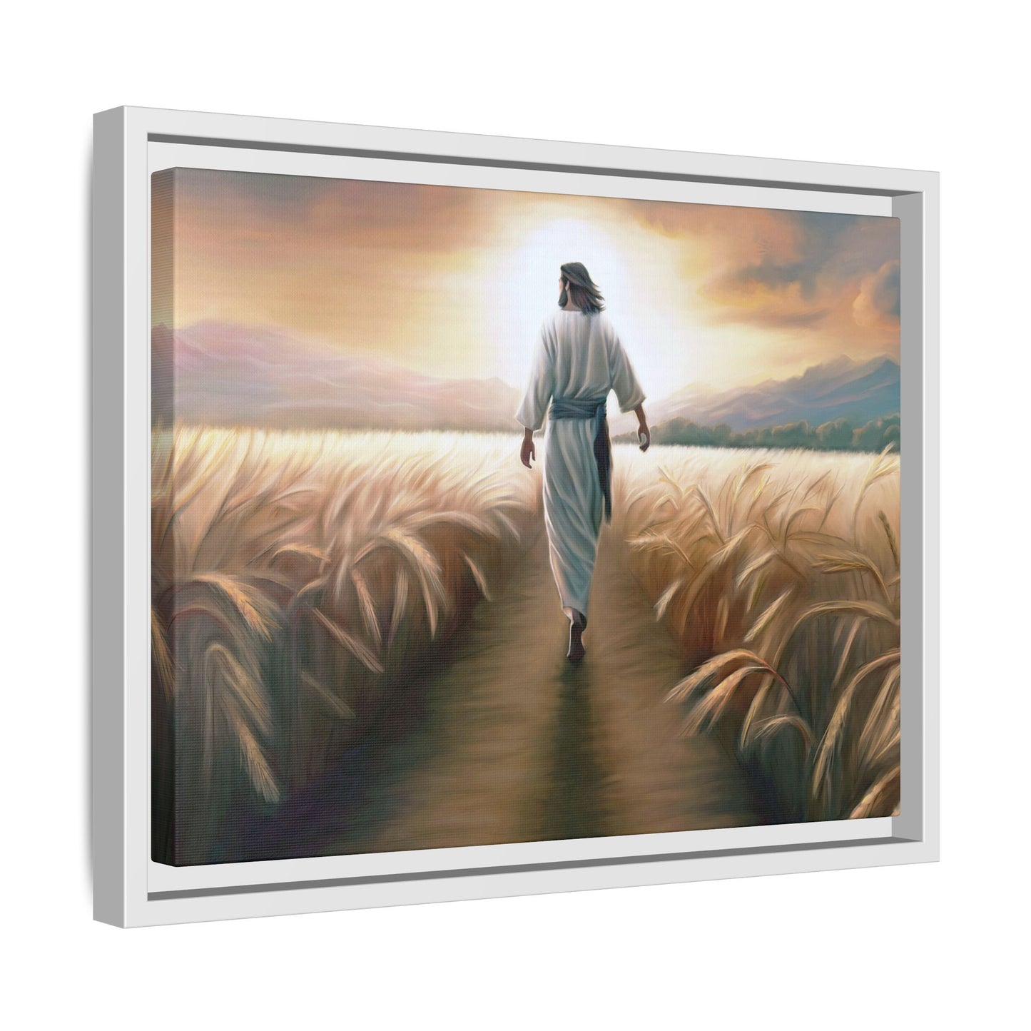 Called To Serve Canvas Print Framed Wall Art of Jesus Christ, Gift for Missionaries, Jesus in the Field beautiful