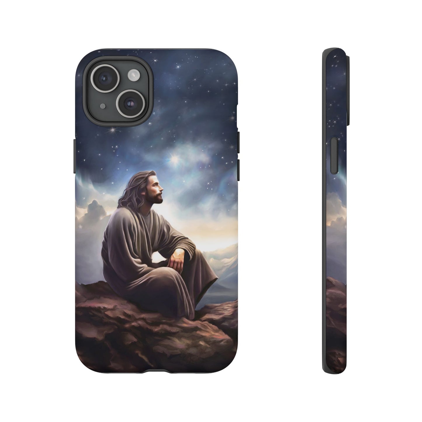 Jesus With The Stars Tough Phone Cases for Missionaries, Fun Special Gift for Bishops, Missionaries, Fun Gift for your missionary