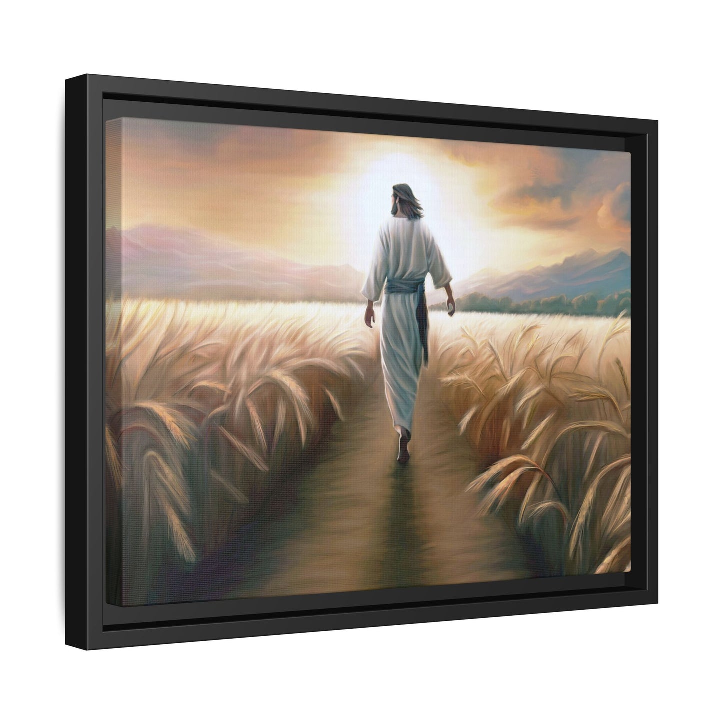 Called To Serve Canvas Print Framed Wall Art of Jesus Christ, Gift for Missionaries, Jesus in the Field beautiful