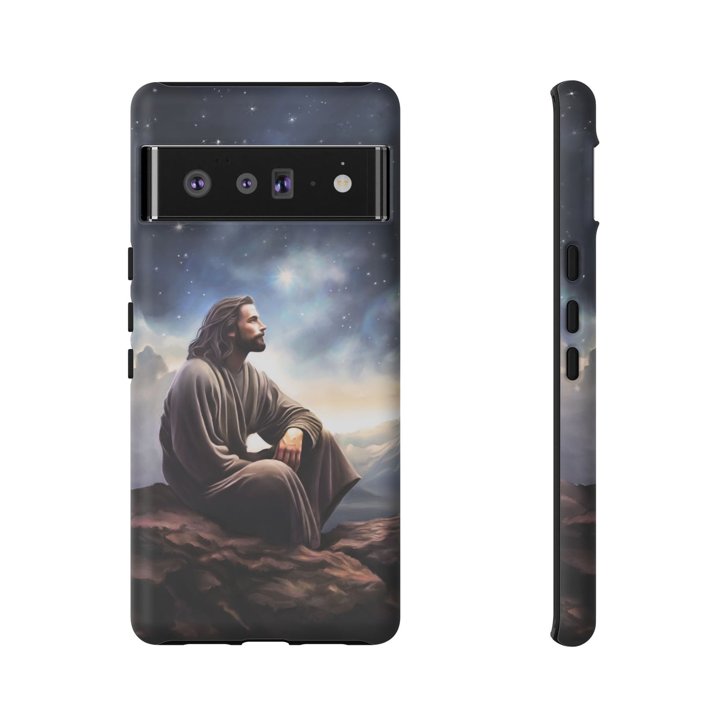 Jesus With The Stars Tough Phone Cases for Missionaries, Fun Special Gift for Bishops, Missionaries, Fun Gift for your missionary