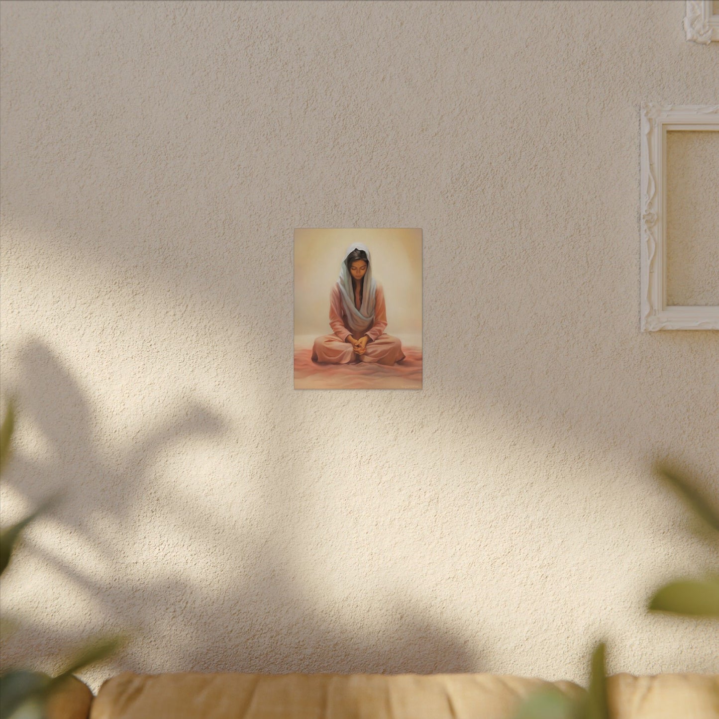 Stillness Fine Art Canvas Print, Spiritual Art, Gift for Her, Christian Artwork, Home Gift, Religious Artwork, Female Discipleship