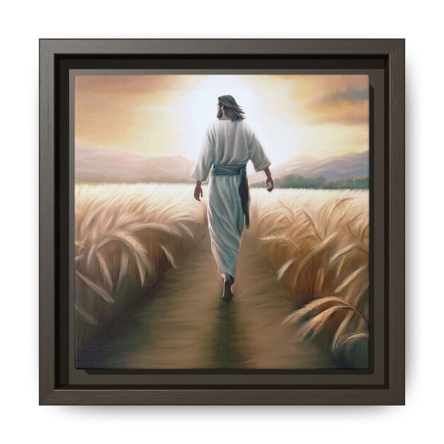 Called To Serve Canvas Print Framed Wall Art of Jesus Christ, Gift for Missionaries, Jesus in the Field beautiful