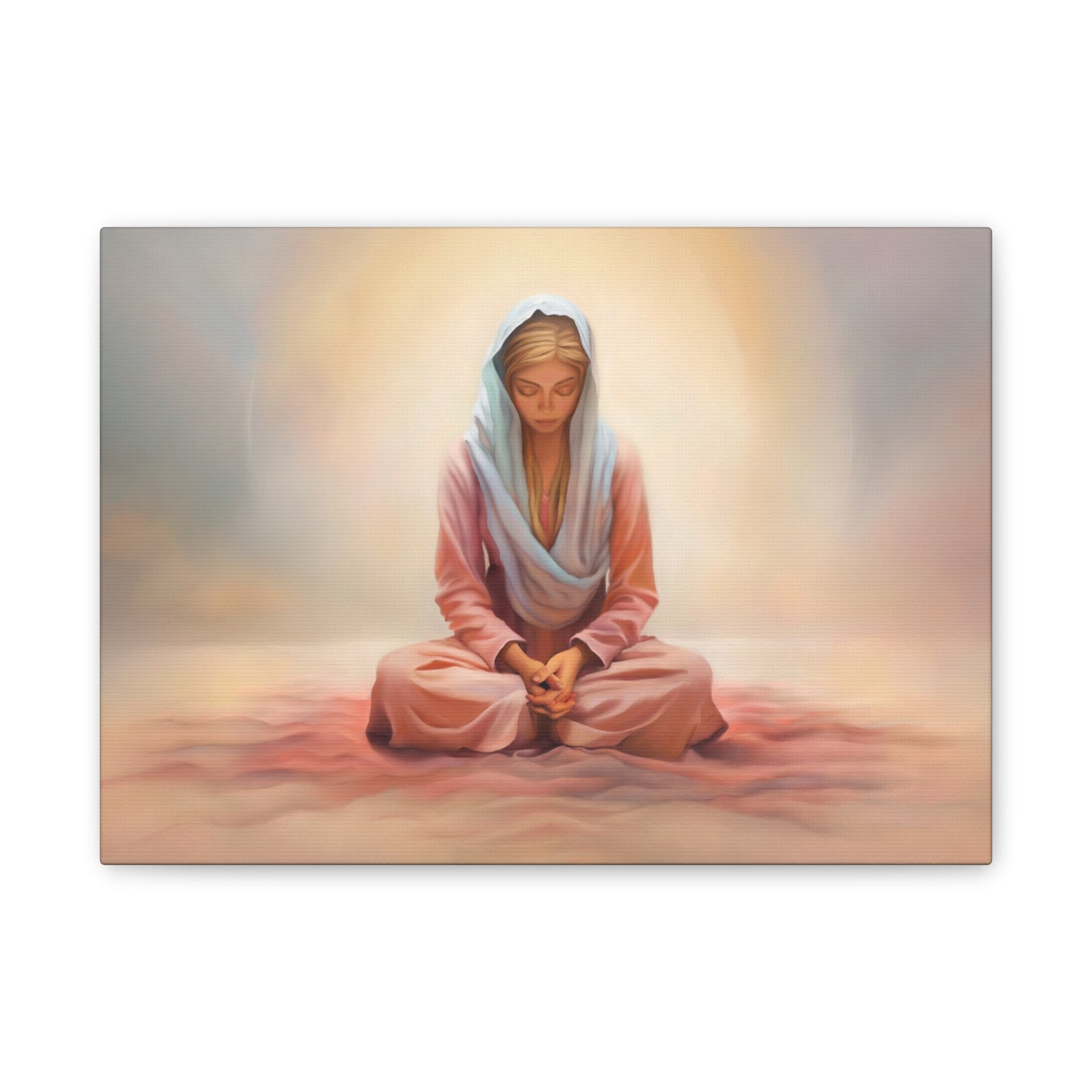 Stillness Fine Art Canvas Print, Female Discipleship, Gift for Her, Religious Gift for Her, Young Women Gift, Relief Society Gift, LDS artwork