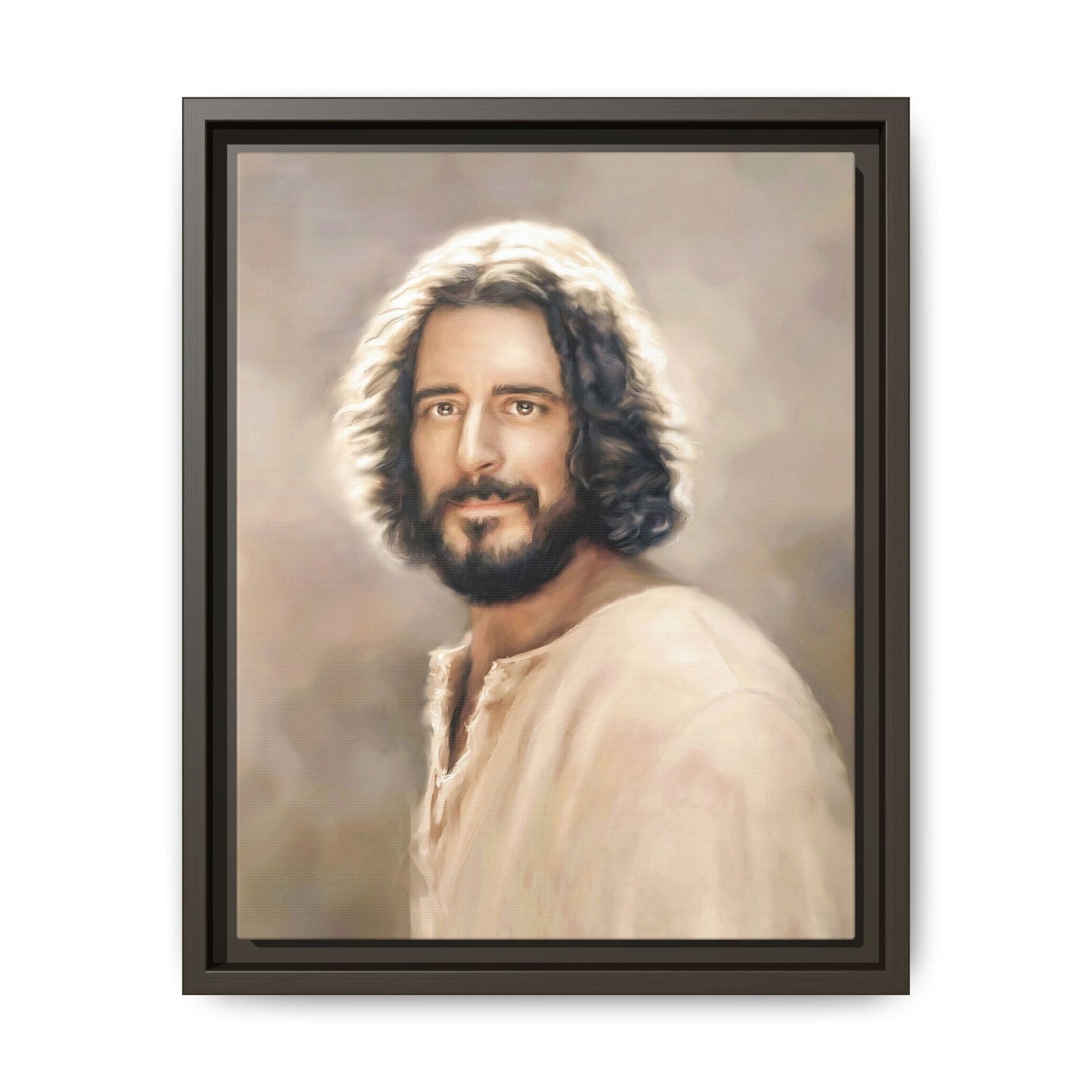 You Belong Framed Canvas Print Wall Art Jesus Christ, Framed, Religious Spiritual Home Decor Print, Christian Gift Idea, Matte Handmade