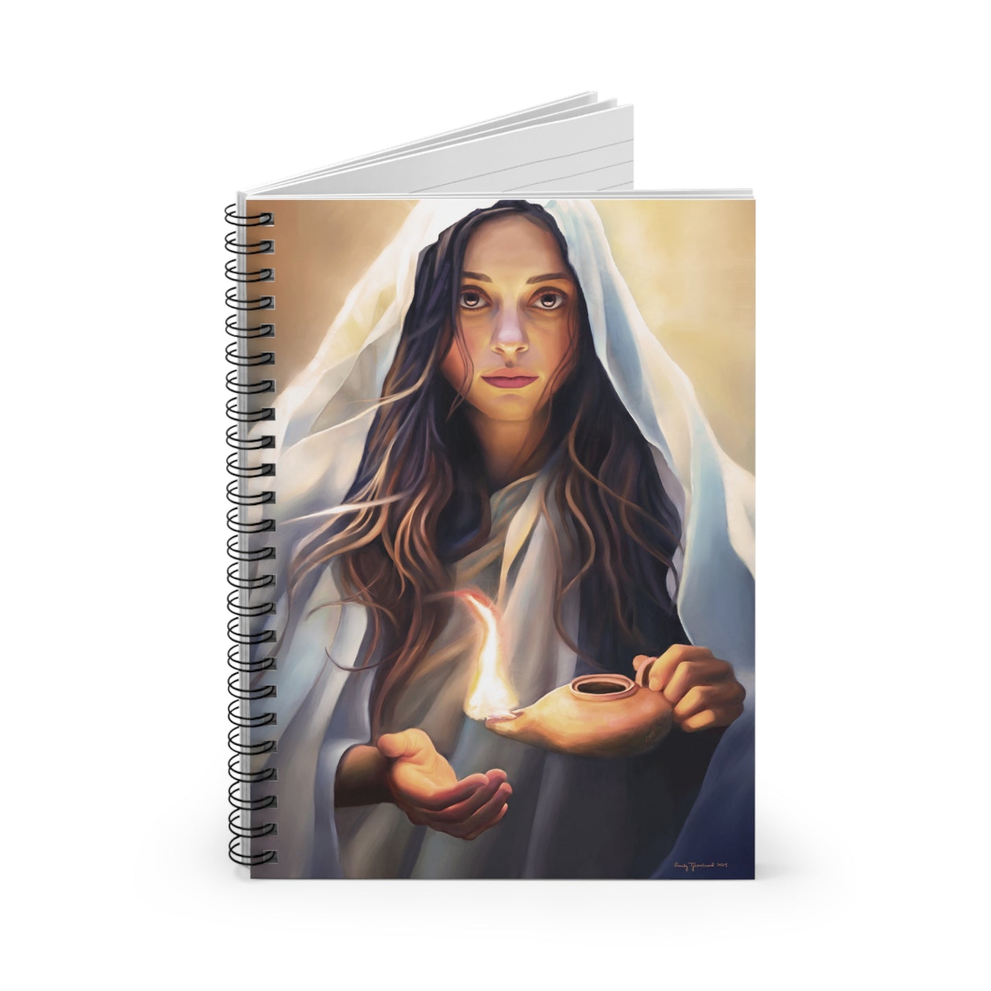 Mary Magdalene Spiral Notebook - Ruled Line, Christian Gift, Young Women gift, Missionary Gift, Stationary for Christian women
