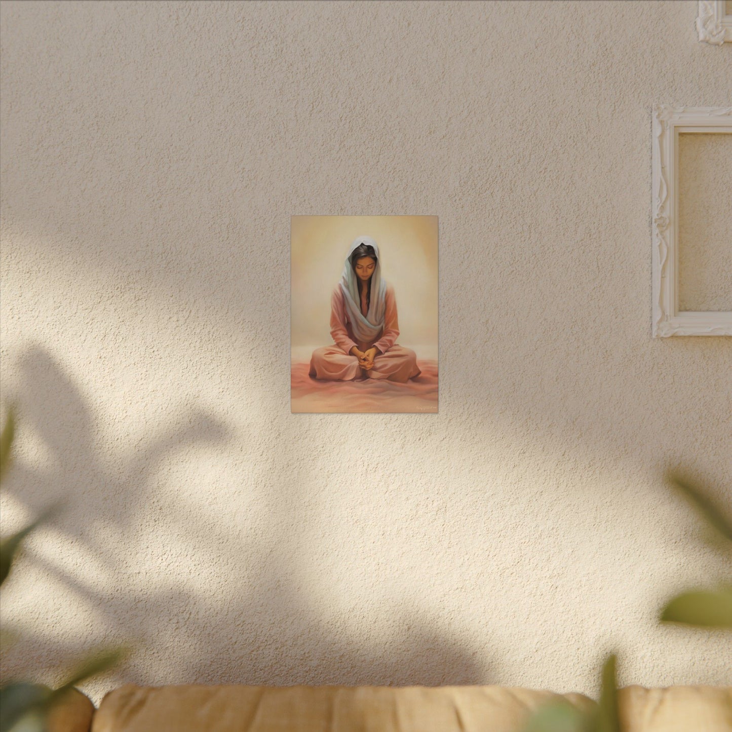 Stillness Fine Art Canvas Print, Spiritual Art, Gift for Her, Christian Artwork, Home Gift, Religious Artwork, Female Discipleship