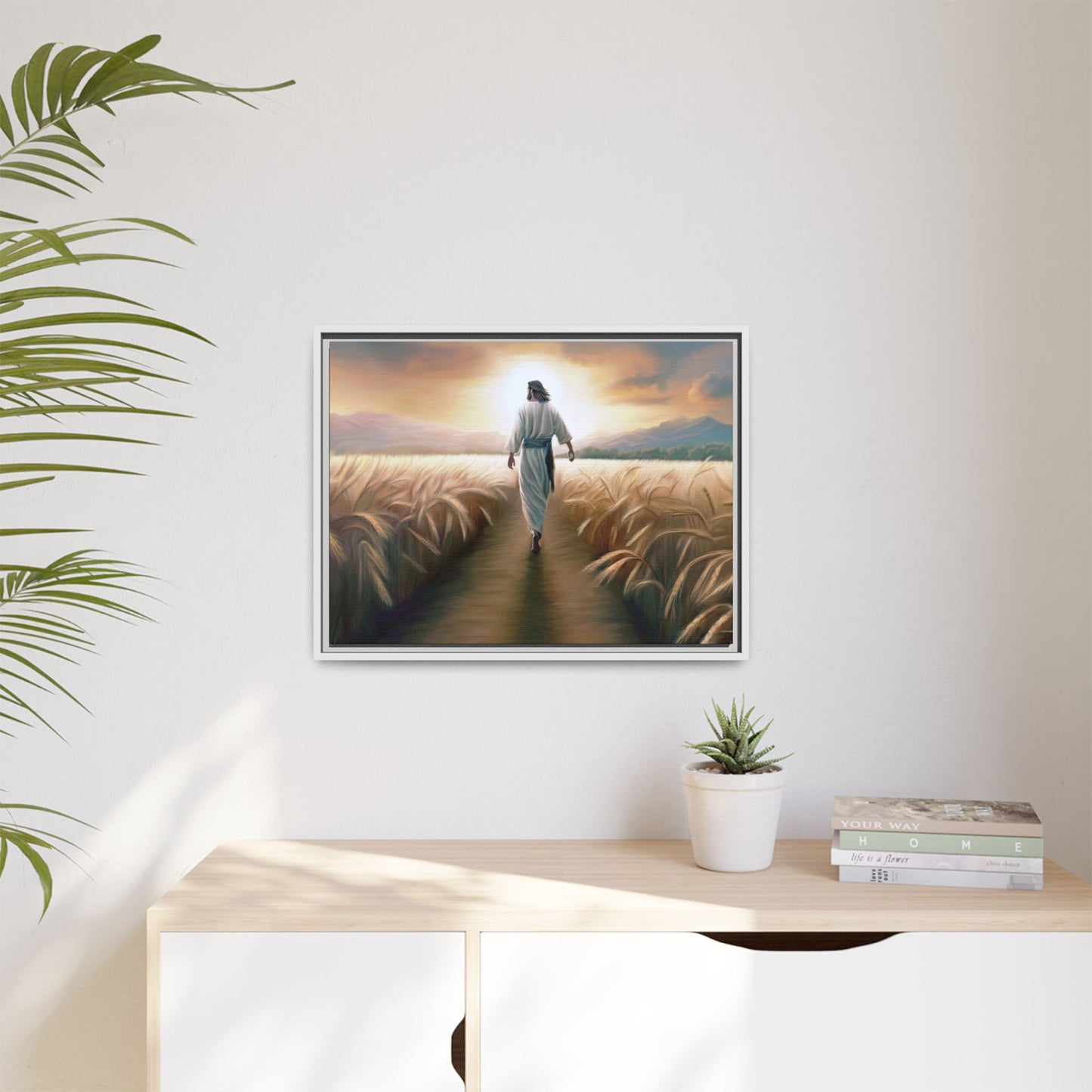 Called To Serve Canvas Print Framed Wall Art of Jesus Christ, Gift for Missionaries, Jesus in the Field beautiful