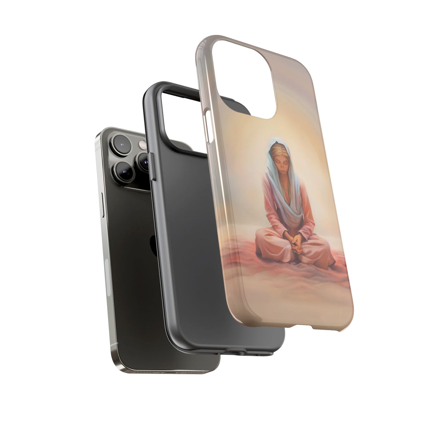 Stillness Tough Cases for Christian Women and Girls, Missionary Phone Cover, Stillness Reminder for phones, Gift for Christian Girls