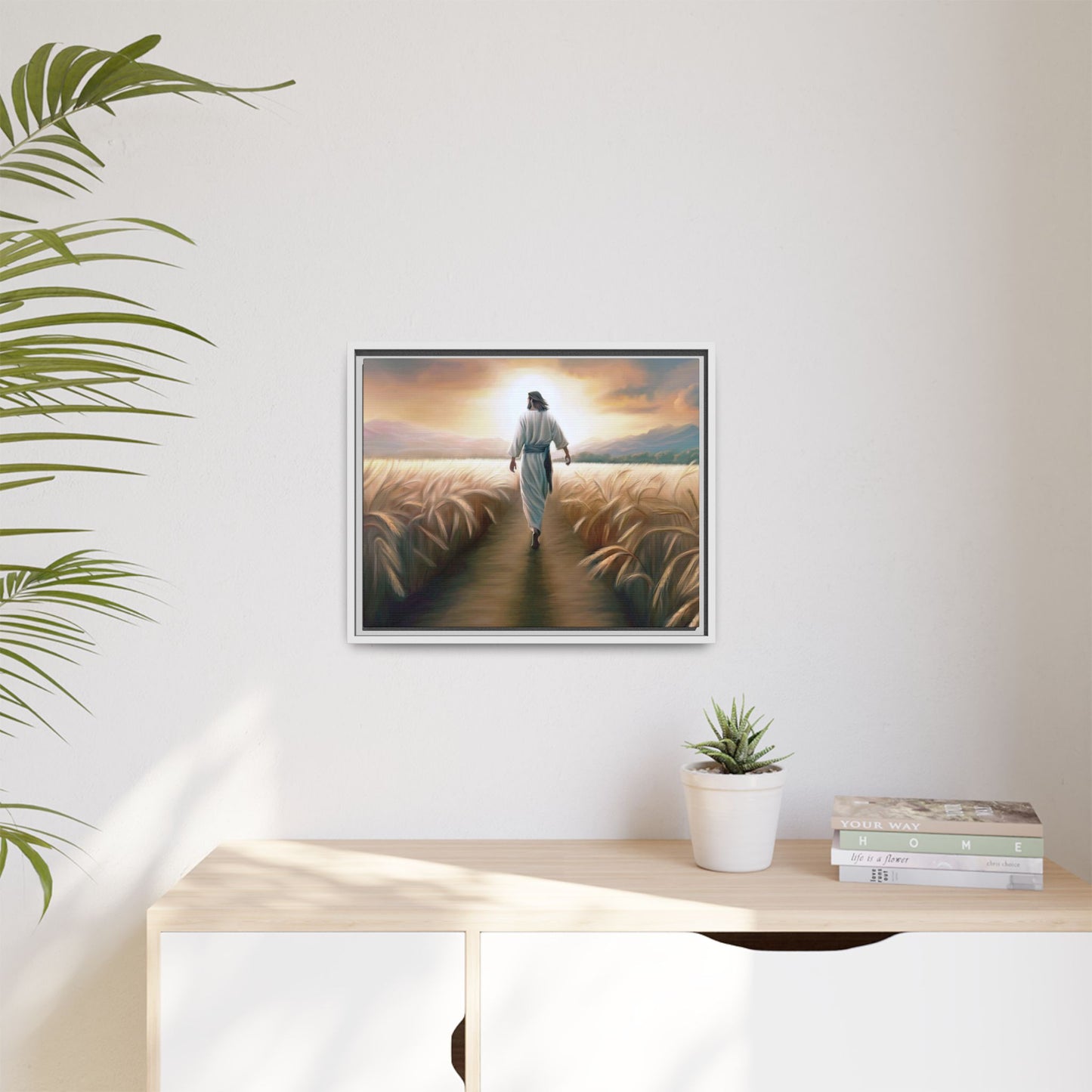 Called To Serve Canvas Print Framed Wall Art of Jesus Christ, Gift for Missionaries, Jesus in the Field beautiful