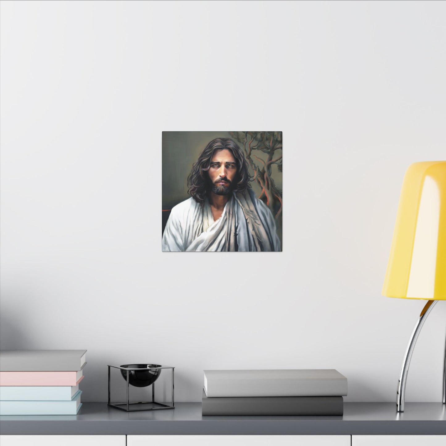 The End of Suffering Portrait of Christ, Fine Art Canvas Print, Christian Art, Beautiful Jesus Artwork, Jesus Christ Gift