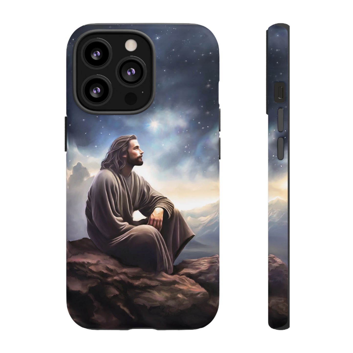 Jesus With The Stars Tough Phone Cases for Missionaries, Fun Special Gift for Bishops, Missionaries, Fun Gift for your missionary