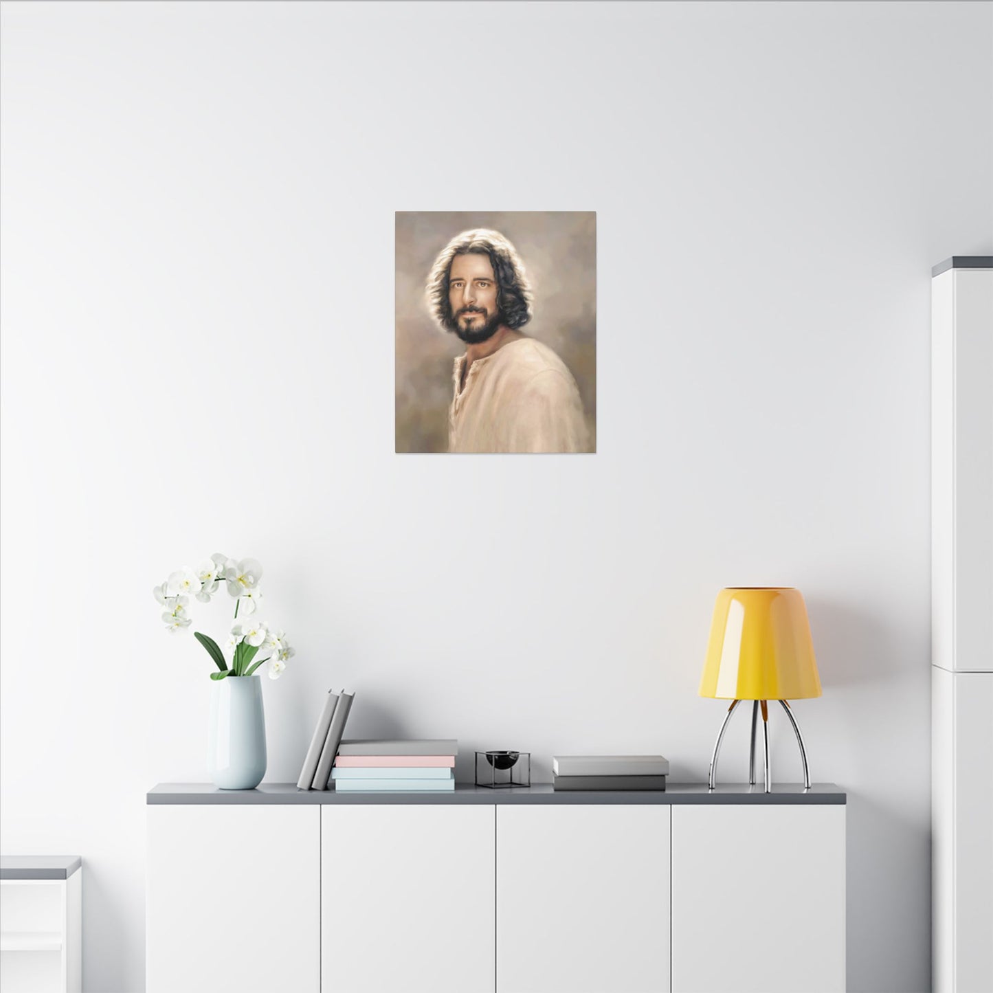 You Belong Jesus Christ Portrait 20 x 24 and 24x32, Fine Art Canvas Print, Inspired by The Chosen