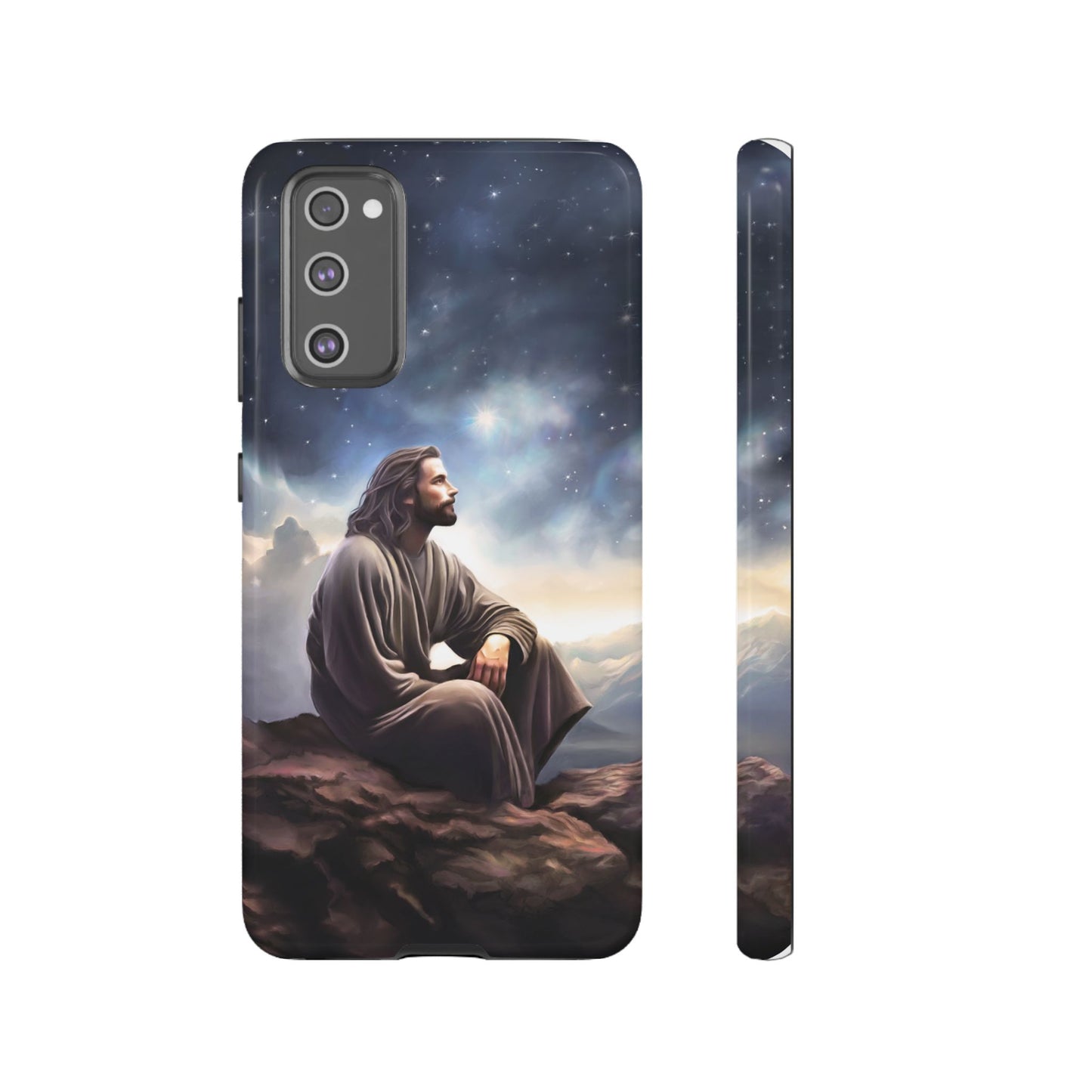 Jesus With The Stars Tough Phone Cases for Missionaries, Fun Special Gift for Bishops, Missionaries, Fun Gift for your missionary
