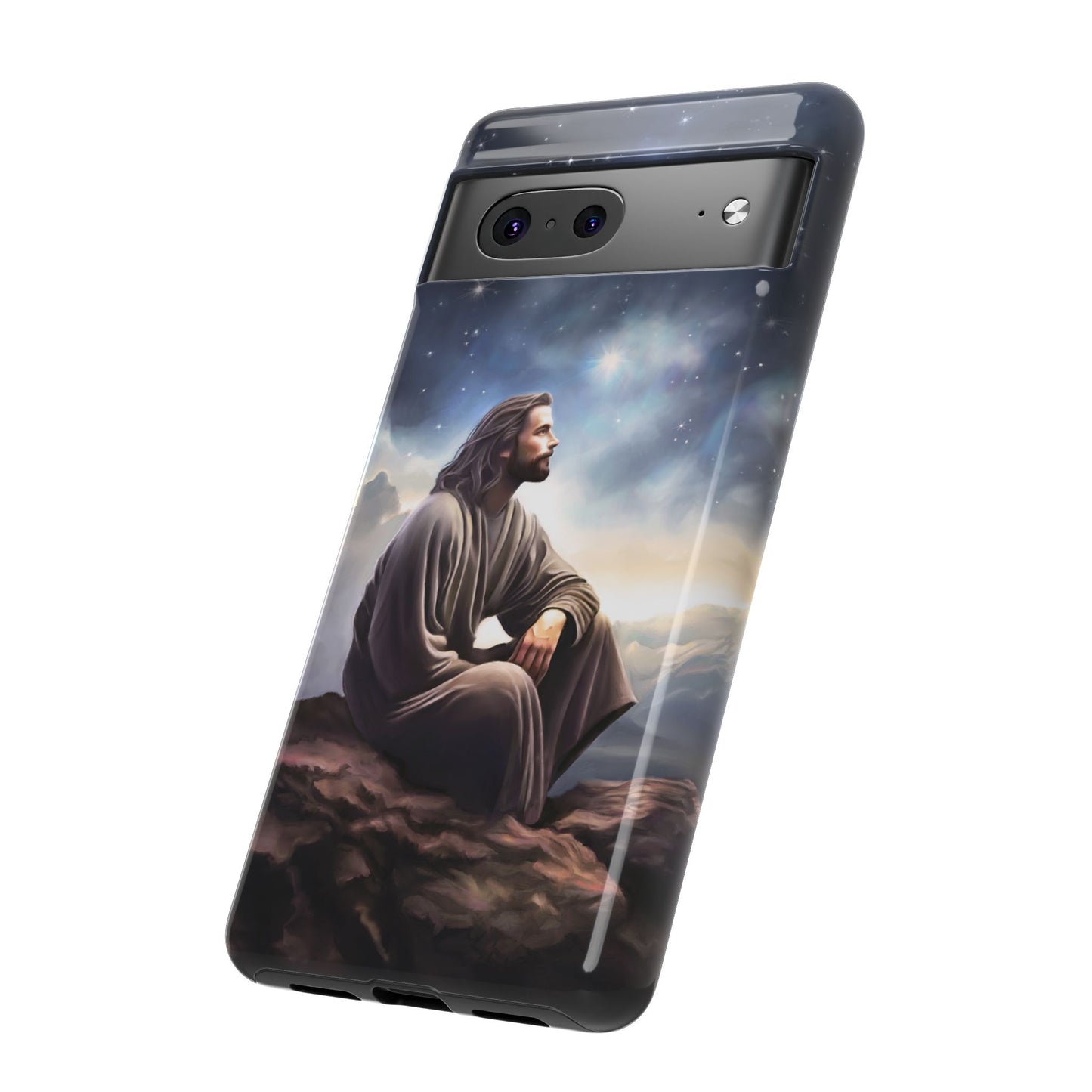 Jesus With The Stars Tough Phone Cases for Missionaries, Fun Special Gift for Bishops, Missionaries, Fun Gift for your missionary