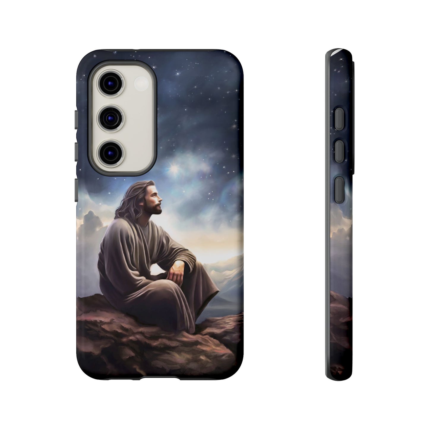 Jesus With The Stars Tough Phone Cases for Missionaries, Fun Special Gift for Bishops, Missionaries, Fun Gift for your missionary