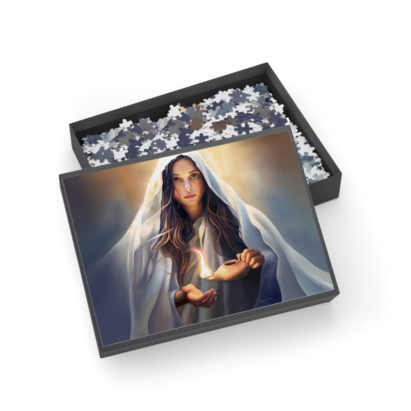 Mary Magdalene Puzzle (96, 252, 500, 1000-Piece), Mary Magdalene Gift, game for Young Women, 10 Virgins, Fun Missionary Gifts for Christian Women and Families, Jigsaw Puzzle