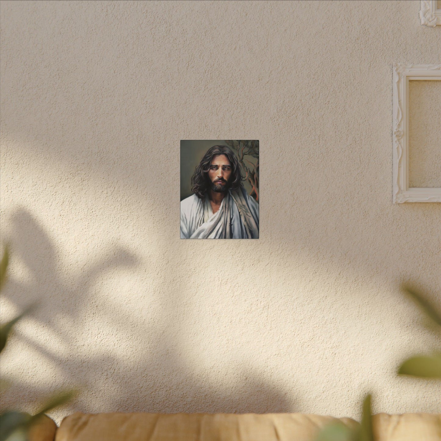 The End of Suffering Portrait of Christ, Fine Art Canvas Print, Christian Art, Beautiful Jesus Artwork, Jesus Christ Gift