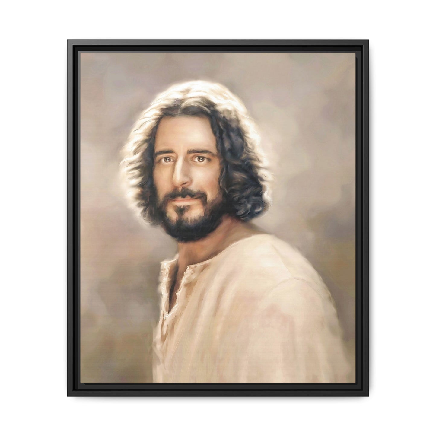 You Belong Framed Canvas Print Wall Art Jesus Christ, Framed, Religious Spiritual Home Decor Print, Christian Gift Idea, Matte Handmade