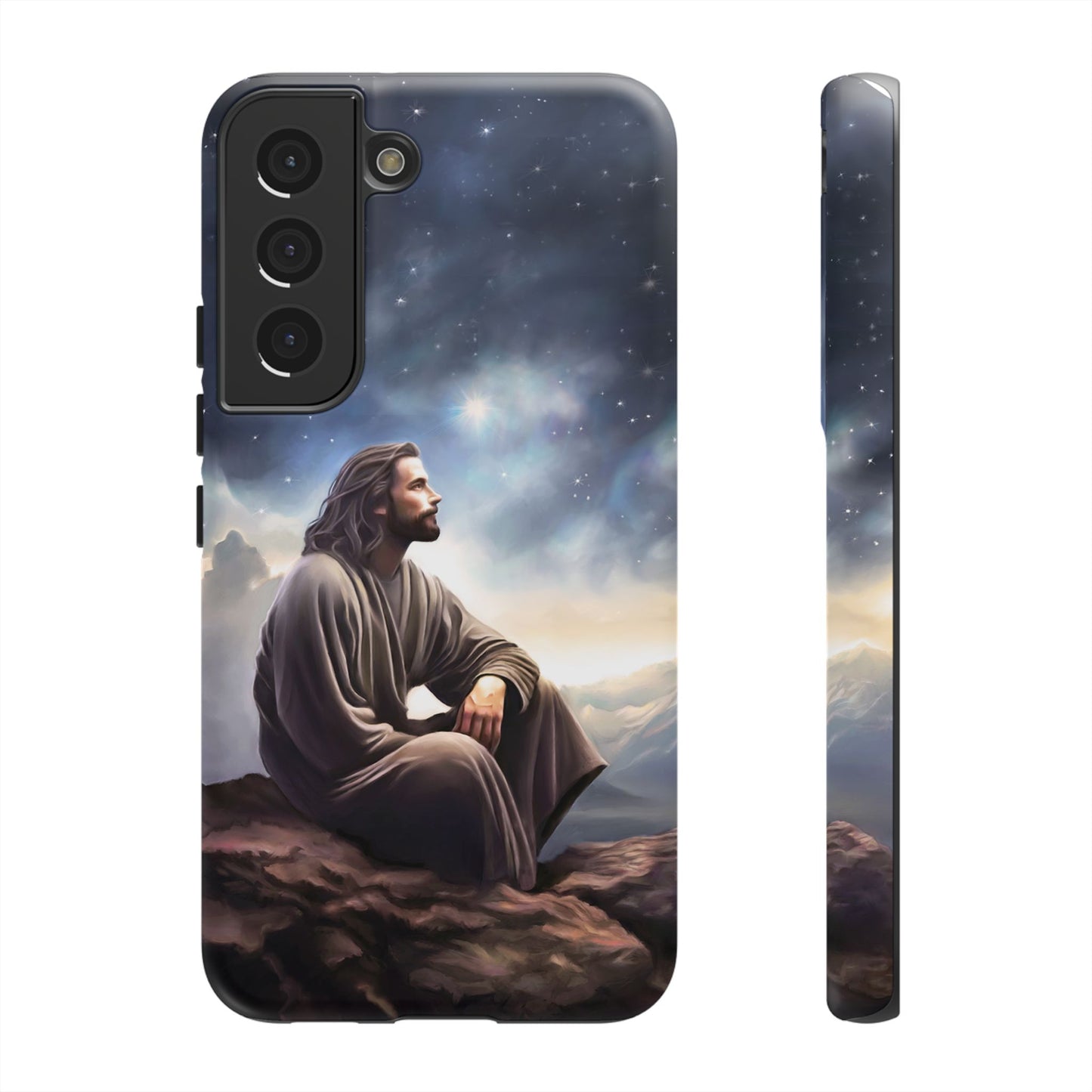 Jesus With The Stars Tough Phone Cases for Missionaries, Fun Special Gift for Bishops, Missionaries, Fun Gift for your missionary