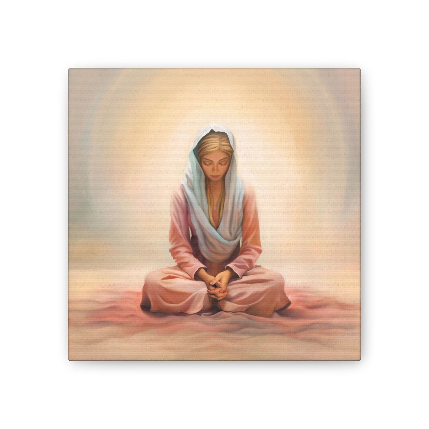 Stillness Fine Art Canvas Print, Female Discipleship, Gift for Her, Religious Gift for Her, Young Women Gift, Relief Society Gift, LDS artwork