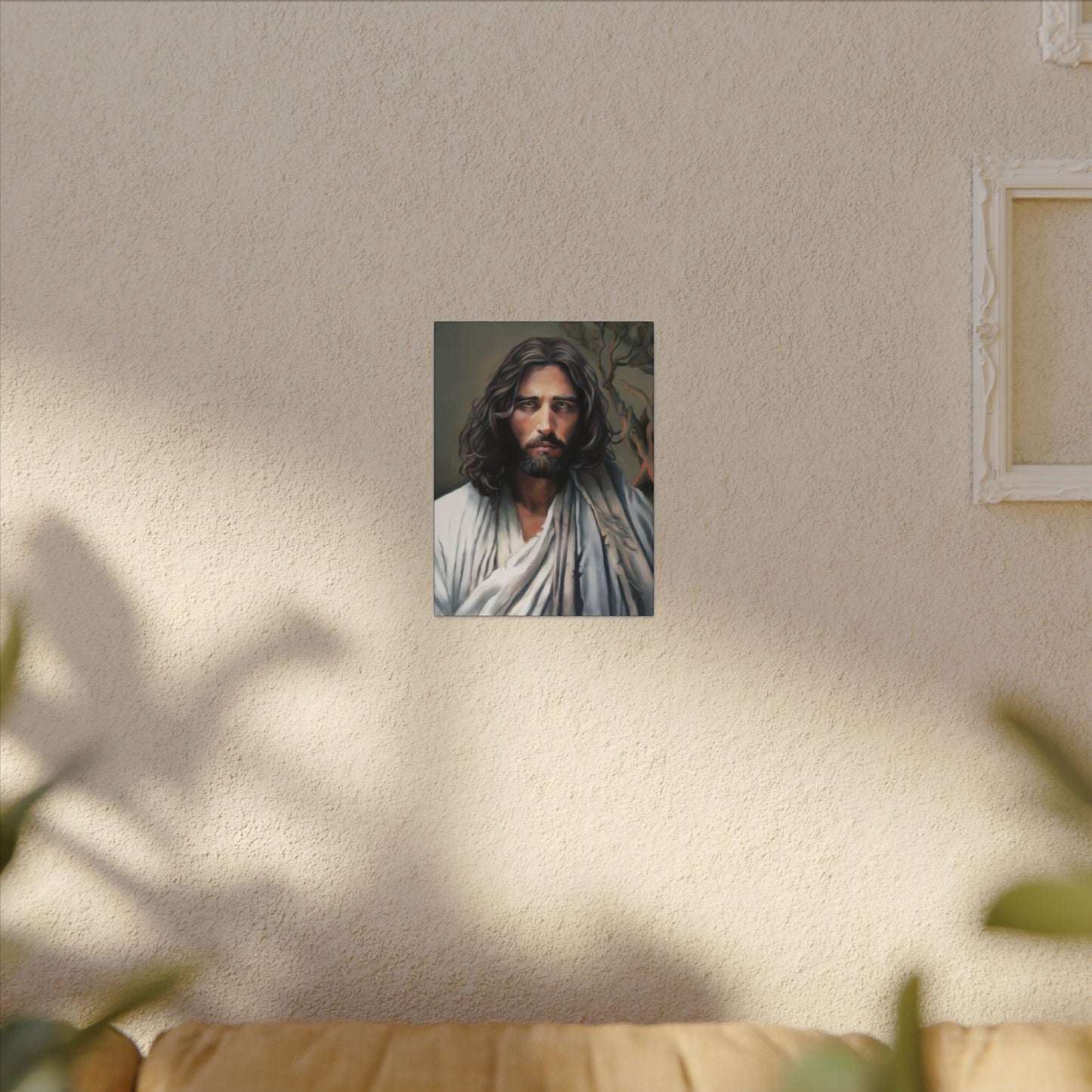 The End of Suffering Portrait of Christ, Fine Art Canvas Print, Christian Art, Beautiful Jesus Artwork, Jesus Christ Gift