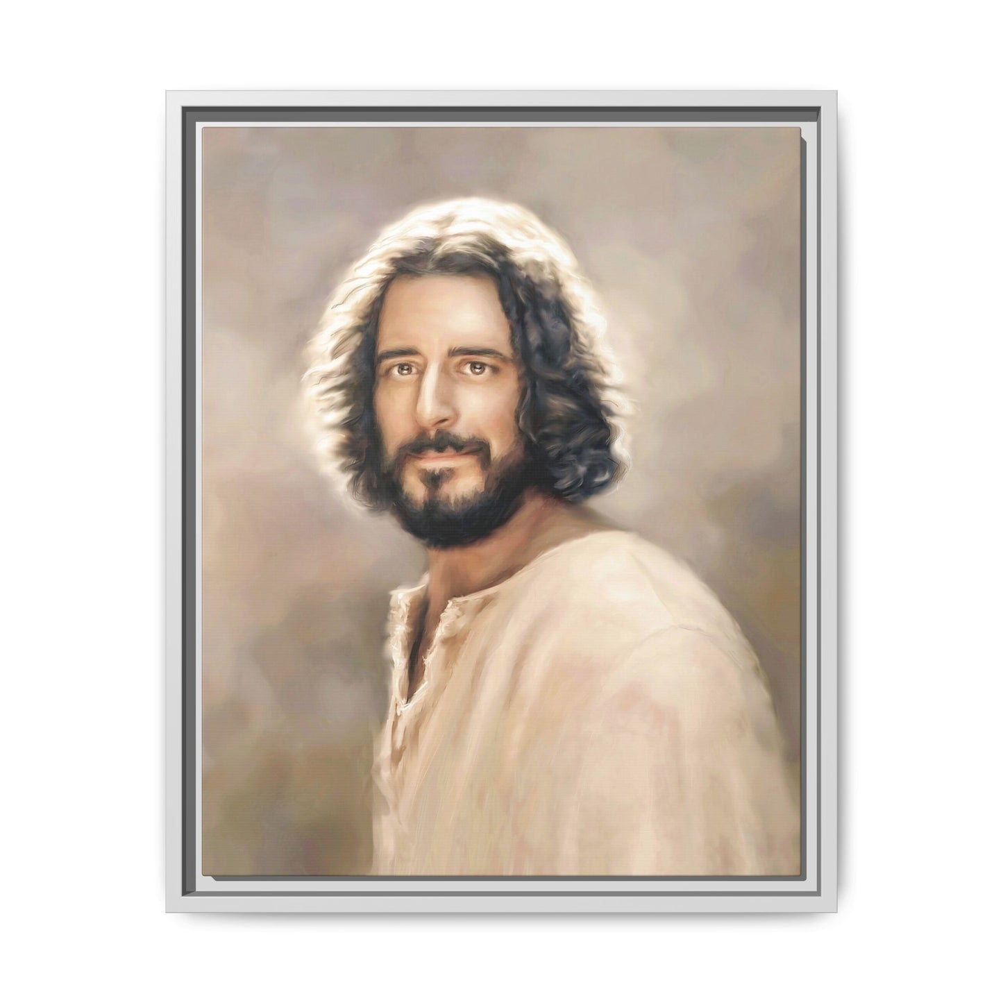 You Belong Framed Canvas Print Wall Art Jesus Christ, Framed, Religious Spiritual Home Decor Print, Christian Gift Idea, Matte Handmade