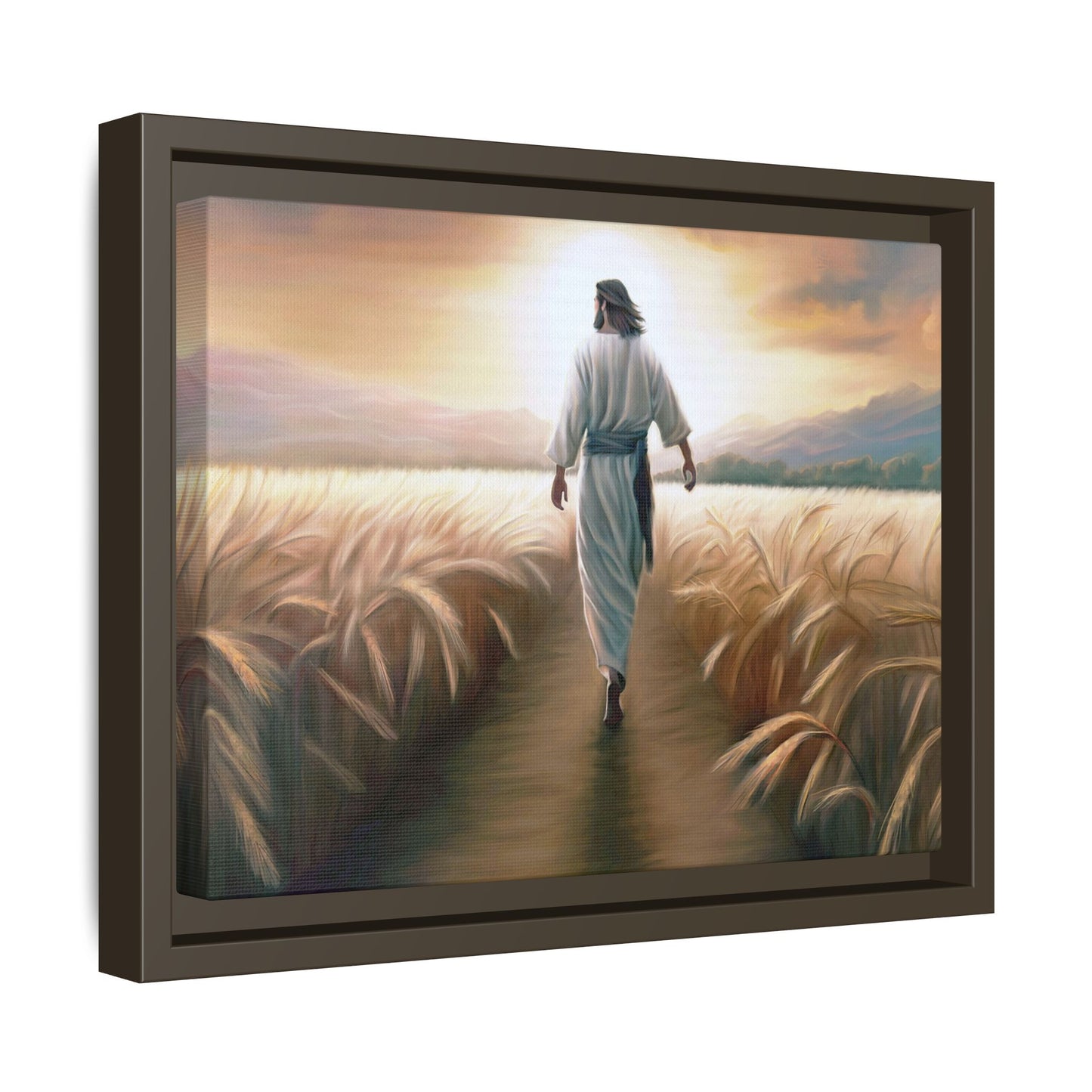 Called To Serve Canvas Print Framed Wall Art of Jesus Christ, Gift for Missionaries, Jesus in the Field beautiful