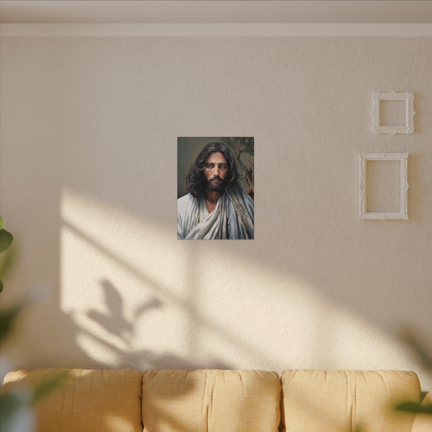 The End of Suffering Portrait of Christ, Fine Art Canvas Print, Christian Art, Beautiful Jesus Artwork, Jesus Christ Gift