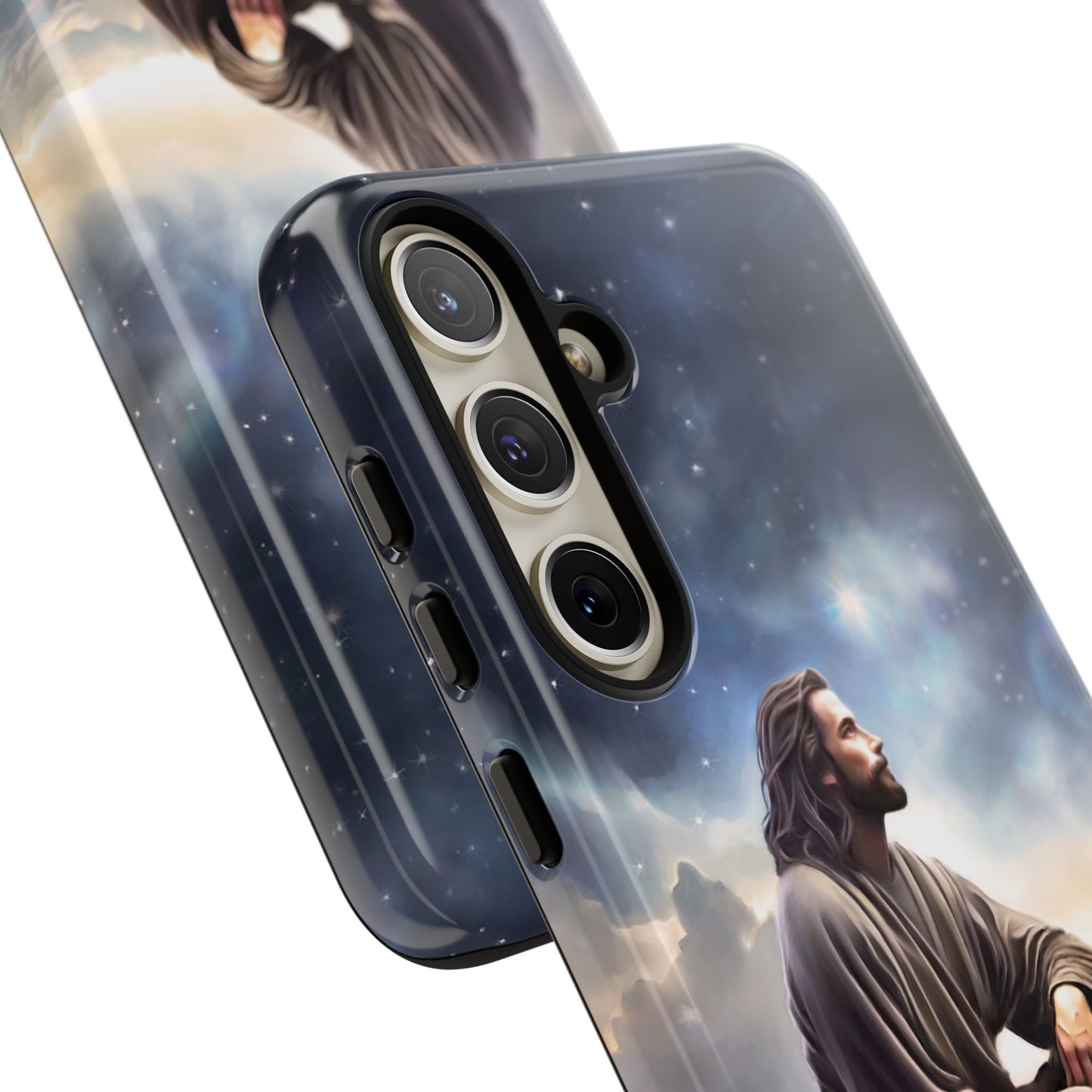 Jesus With The Stars Tough Phone Cases for Missionaries, Fun Special Gift for Bishops, Missionaries, Fun Gift for your missionary
