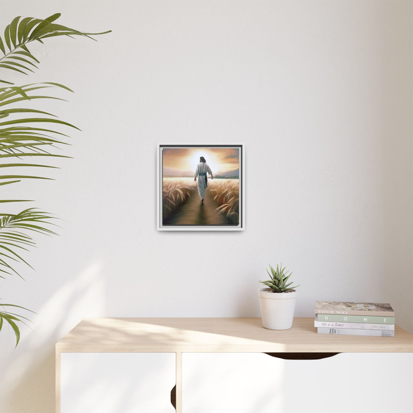 Called To Serve Canvas Print Framed Wall Art of Jesus Christ, Gift for Missionaries, Jesus in the Field beautiful