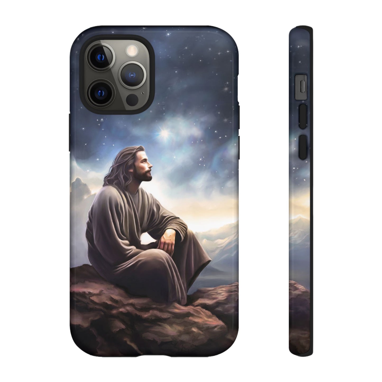 Jesus With The Stars Tough Phone Cases for Missionaries, Fun Special Gift for Bishops, Missionaries, Fun Gift for your missionary