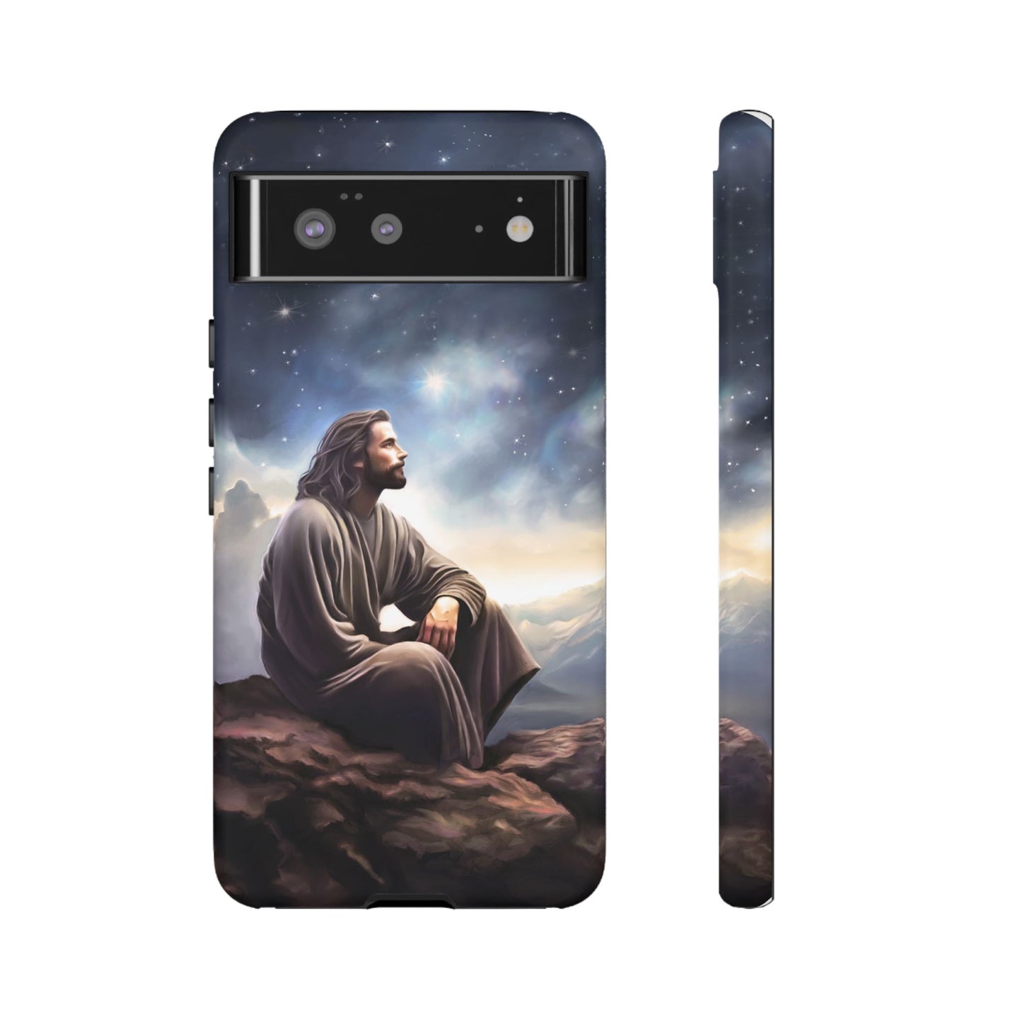 Jesus With The Stars Tough Phone Cases for Missionaries, Fun Special Gift for Bishops, Missionaries, Fun Gift for your missionary