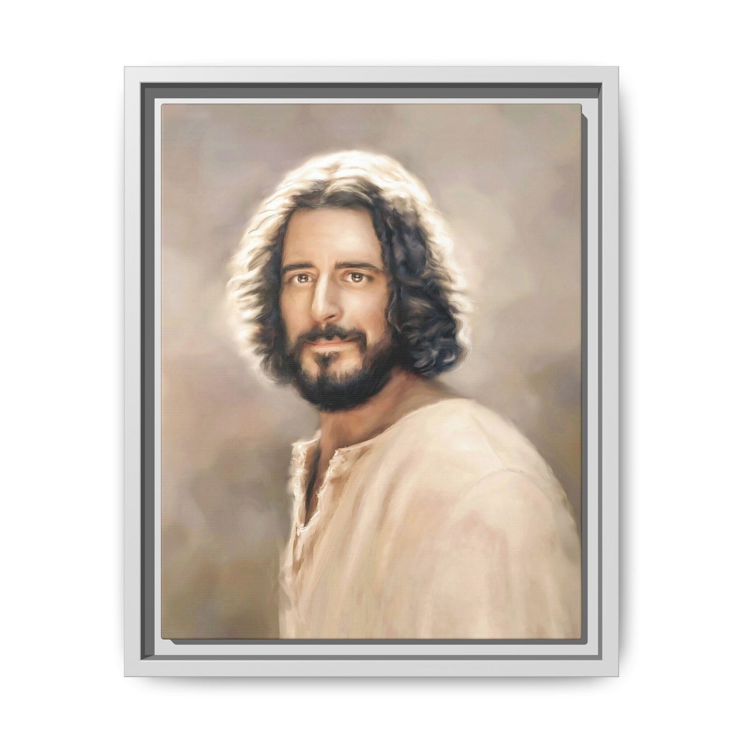 You Belong Framed Canvas Print Wall Art Jesus Christ, Framed, Religious Spiritual Home Decor Print, Christian Gift Idea, Matte Handmade