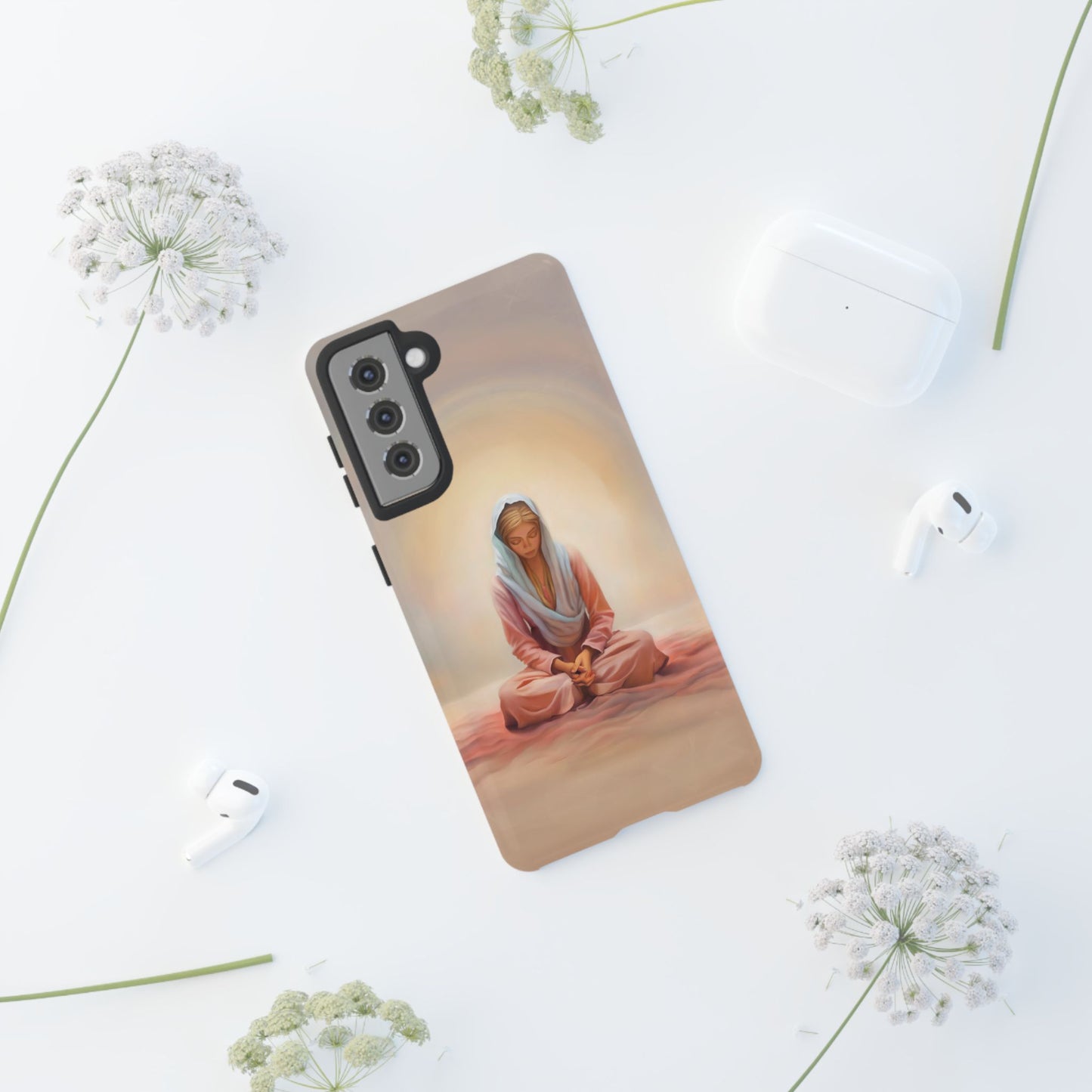 Stillness Tough Cases for Christian Women and Girls, Missionary Phone Cover, Stillness Reminder for phones, Gift for Christian Girls