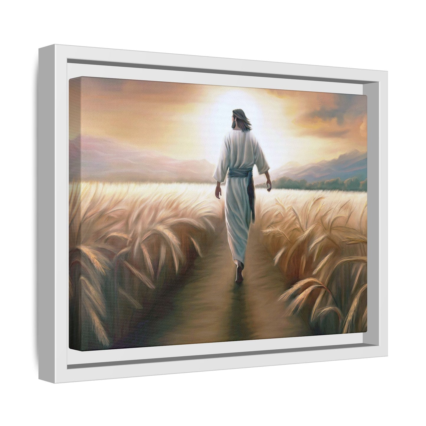 Called To Serve Canvas Print Framed Wall Art of Jesus Christ, Gift for Missionaries, Jesus in the Field beautiful