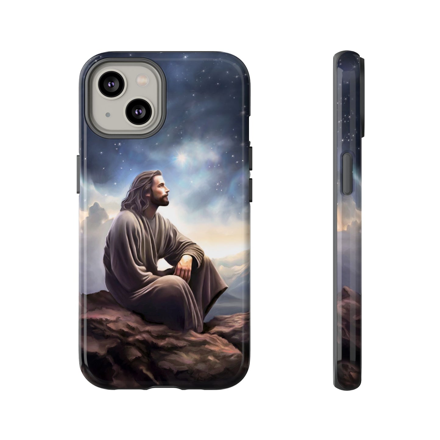 Jesus With The Stars Tough Phone Cases for Missionaries, Fun Special Gift for Bishops, Missionaries, Fun Gift for your missionary