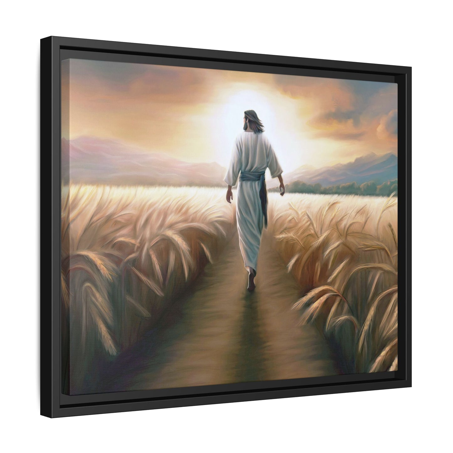 Called To Serve Canvas Print Framed Wall Art of Jesus Christ, Gift for Missionaries, Jesus in the Field beautiful