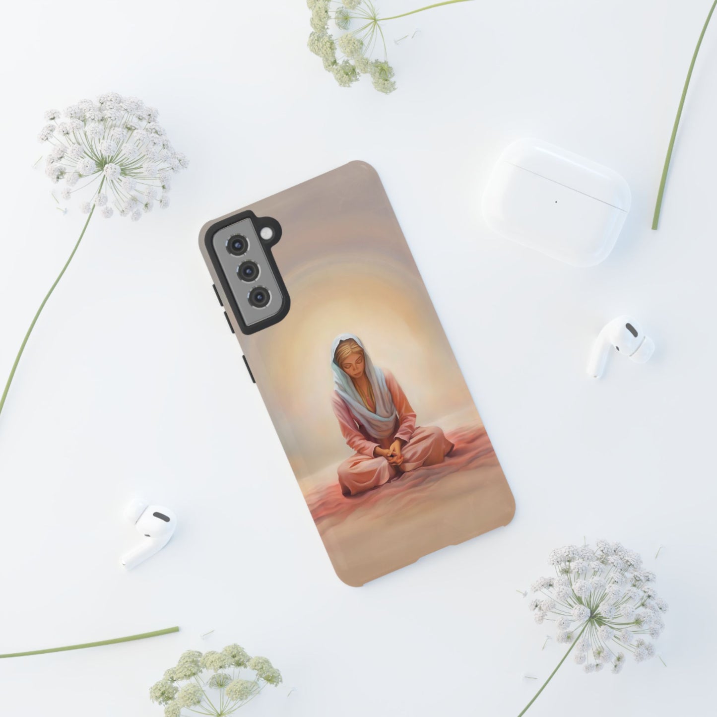 Stillness Tough Cases for Christian Women and Girls, Missionary Phone Cover, Stillness Reminder for phones, Gift for Christian Girls