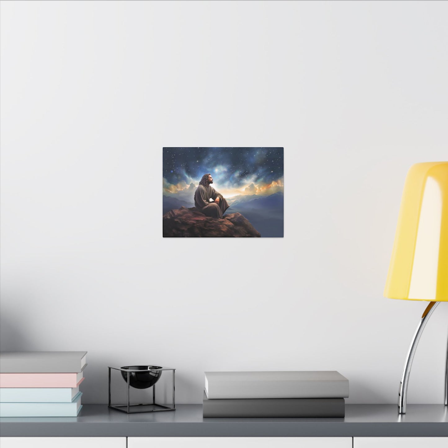 Jesus With The Stars, Fine Art Canvas Print, many sizes, Canvas, Christian Gift, Christian art, Missionary Gift